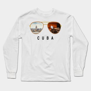 Cuba  Sunglasses Long Sleeve T-Shirt